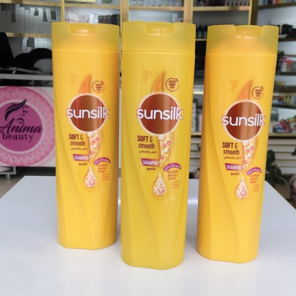 شامپو سانسیلک Sunsilk صاف کننده 350 میل پروتئین ابریشم اورجینال 4