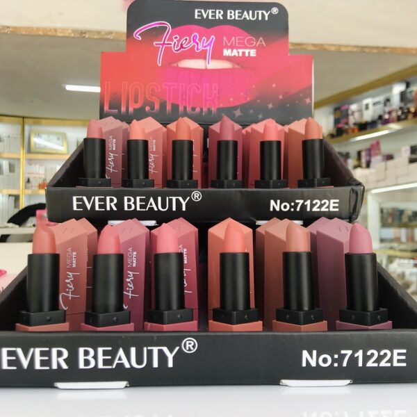 رژلب مگامات اوربیوتی 12 رنگ مات و مخملی EVER BEAUTY 3